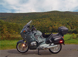 2004 BMW R1150RT, windmills, Rt.43, MA